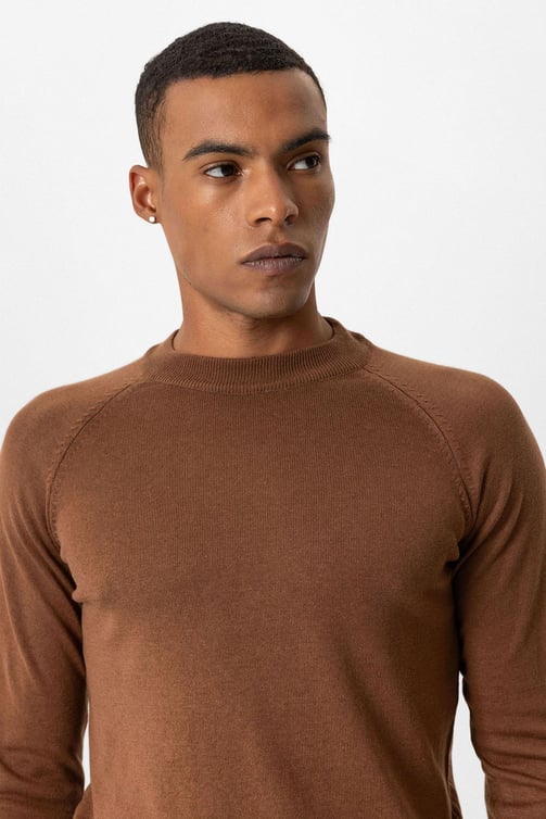 Crew Neck Slim Fit Knitwear Sweater