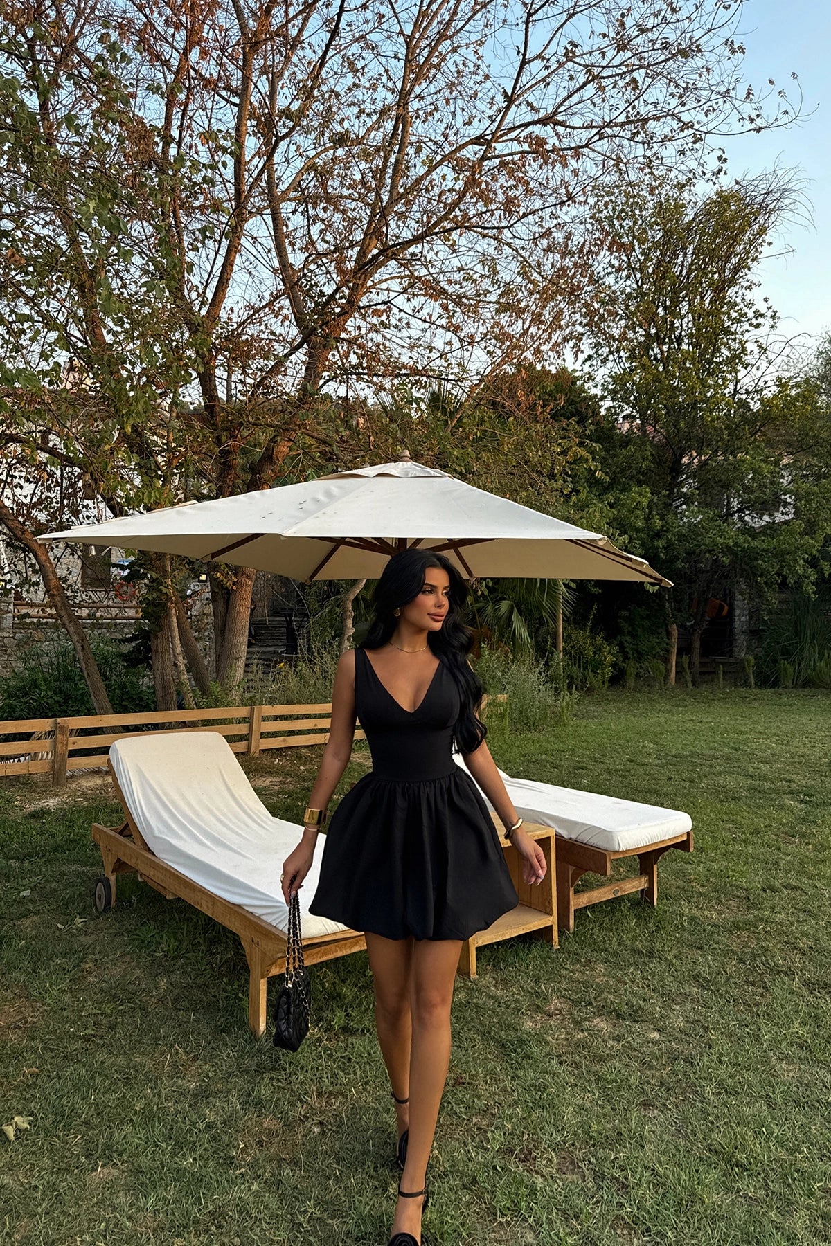 Black Basic Mini Dress