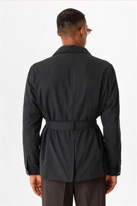 Belted Safari Men's Trench Coat