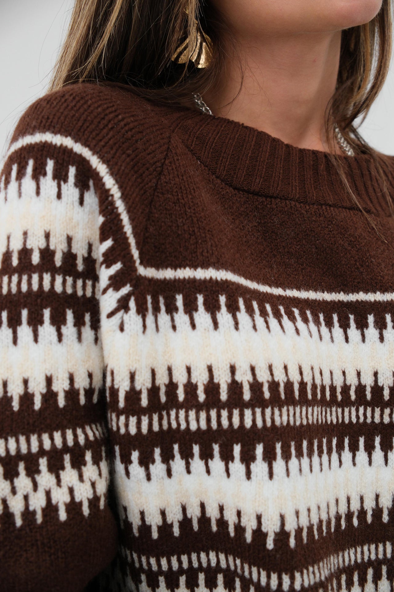 Embroidered Oversize Sweater