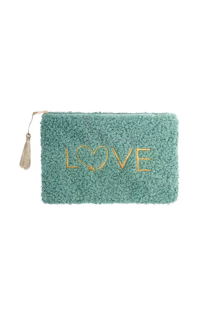 Beautiful Teddy makeup bag - light pink