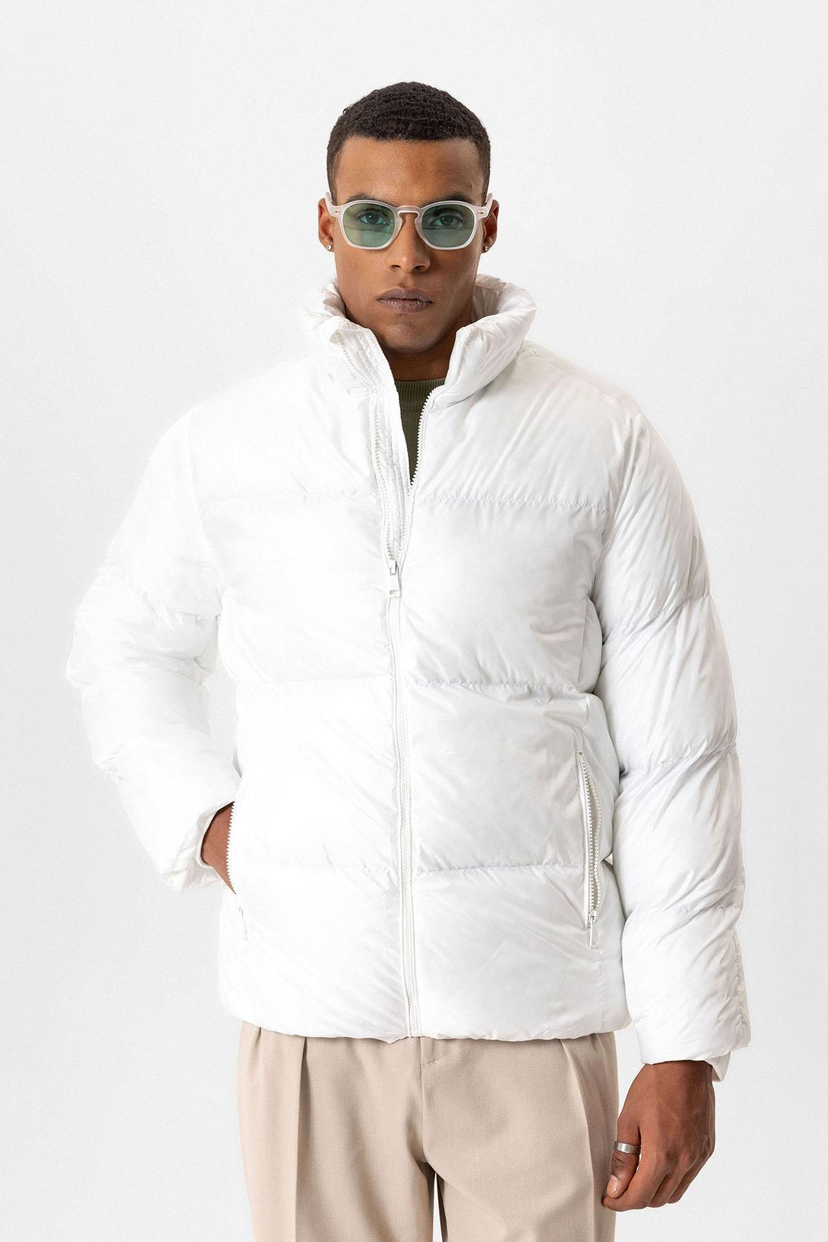 Vertical Collar Rubber Inflatable Coat