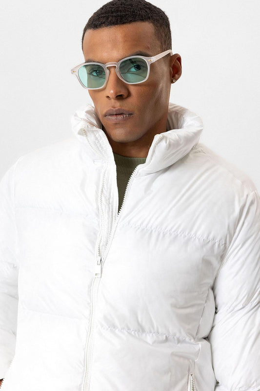 Vertical Collar Rubber Inflatable Coat
