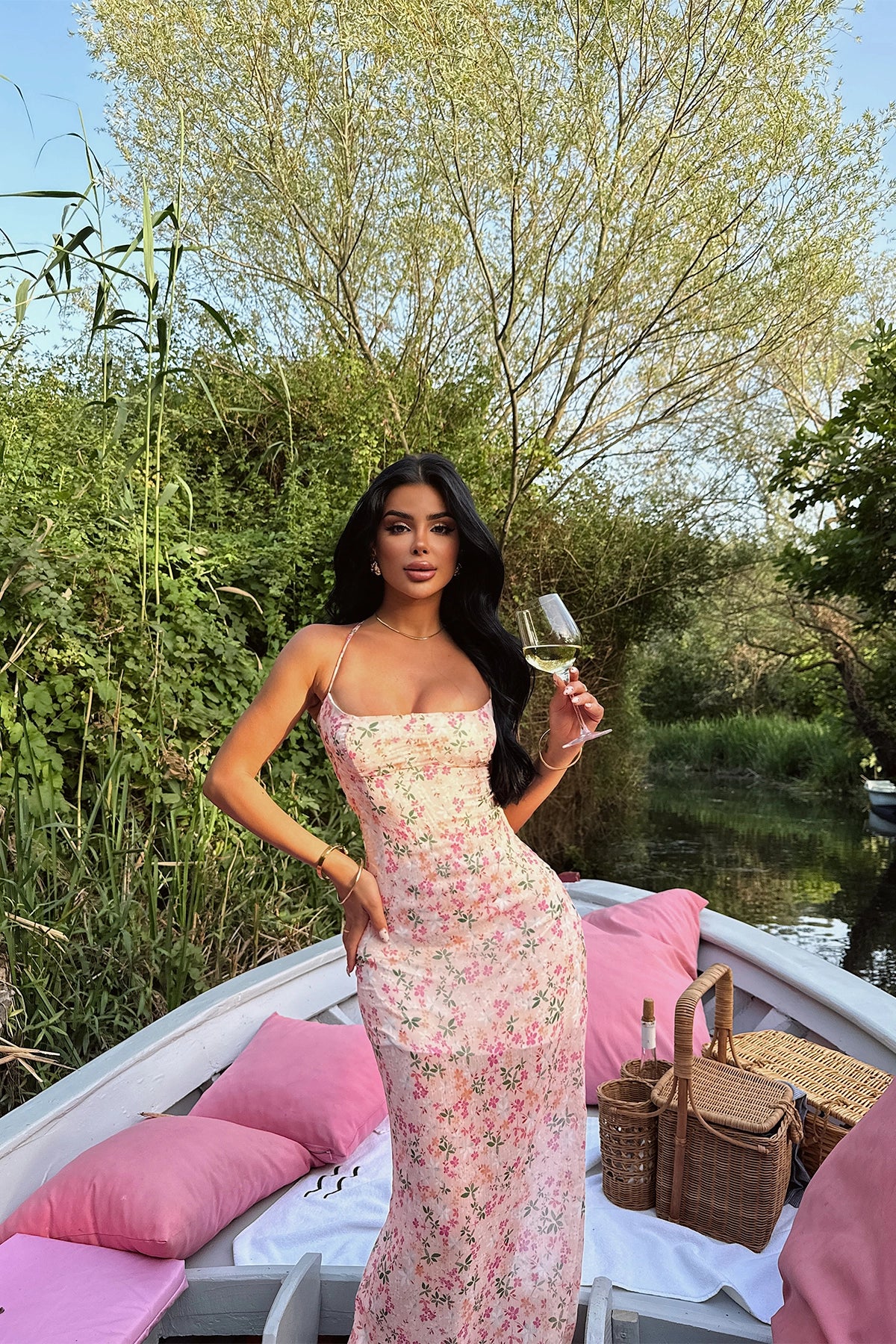 Floral Strap Dress