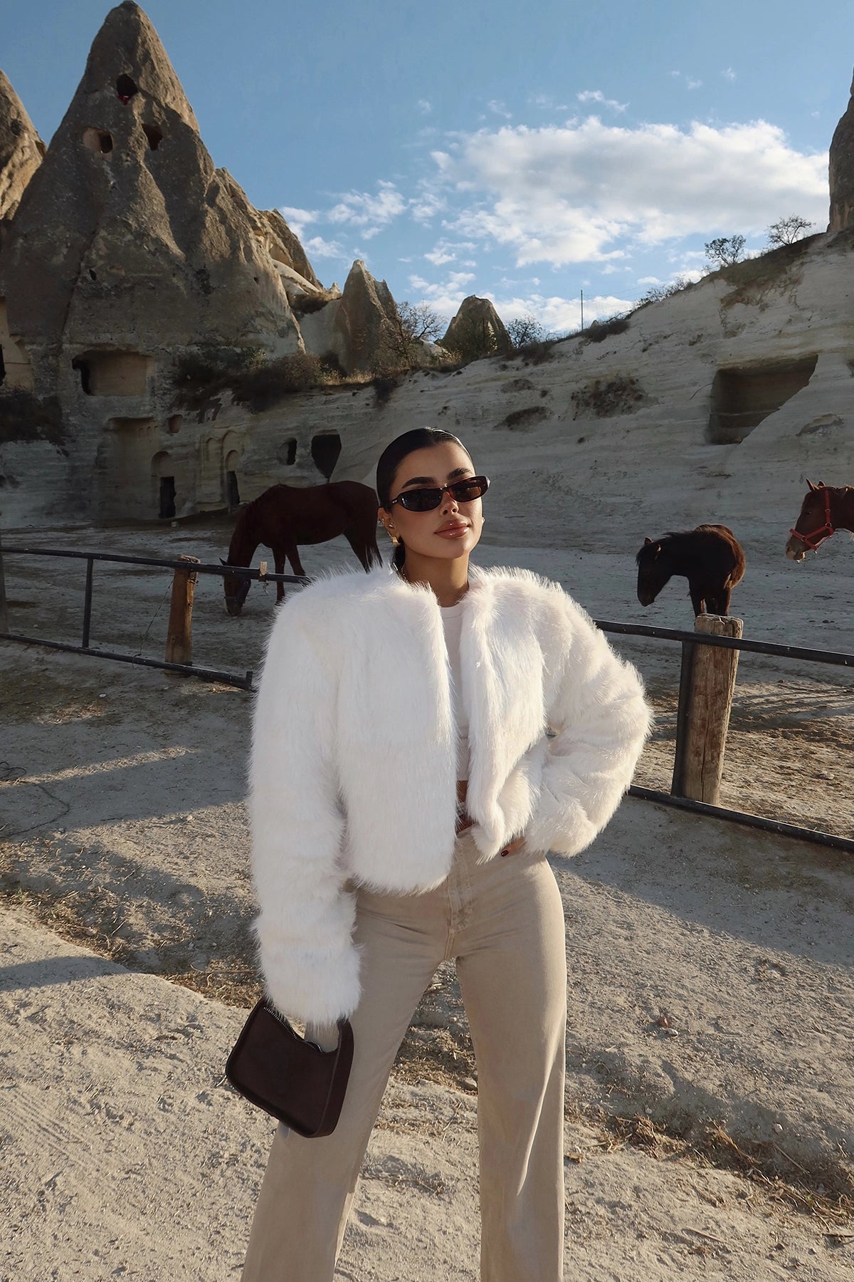 Ecru Short Fur
