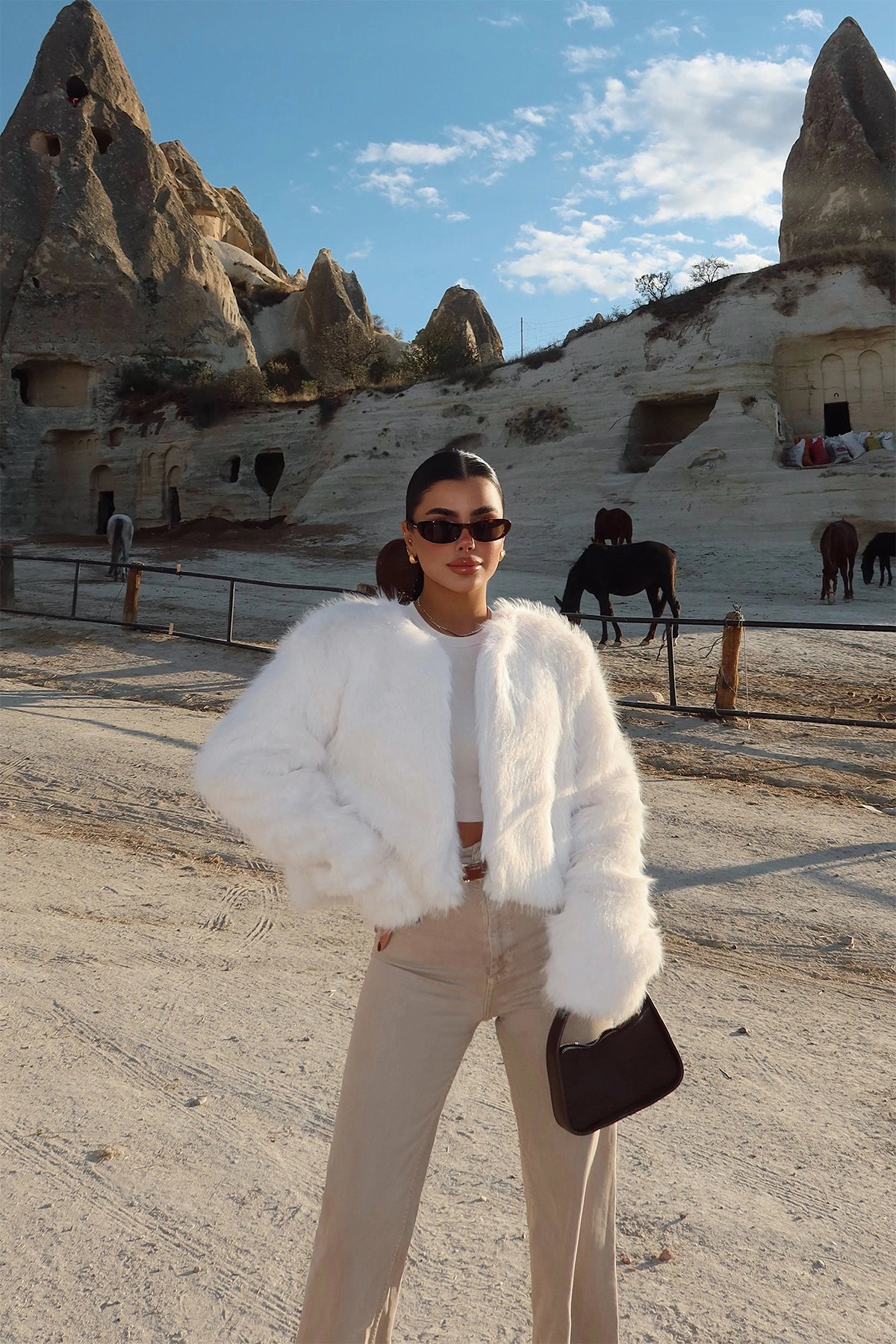 Ecru Short Fur